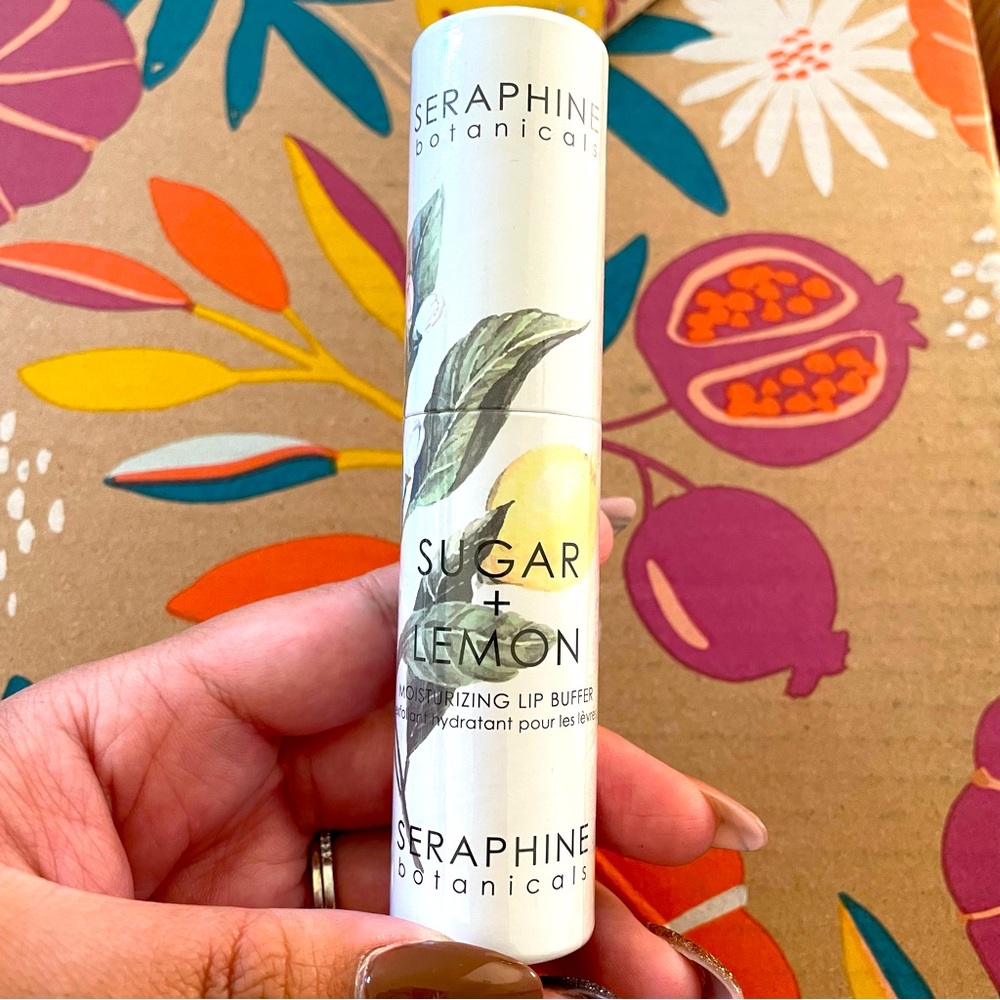 Seraphine Botanicals Moisturizing Lip Buffer - Sugar + Lemon 😊